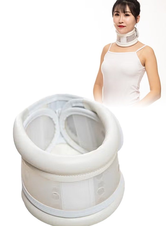 DUNISO Neck Brace Neck Support for Neck Pain and Pressure Relief Soft Anti-bowing Cervical Vertebra Traction Corrector, Home Medical Forward Tilt Fixed Support Neck Device - Image 1