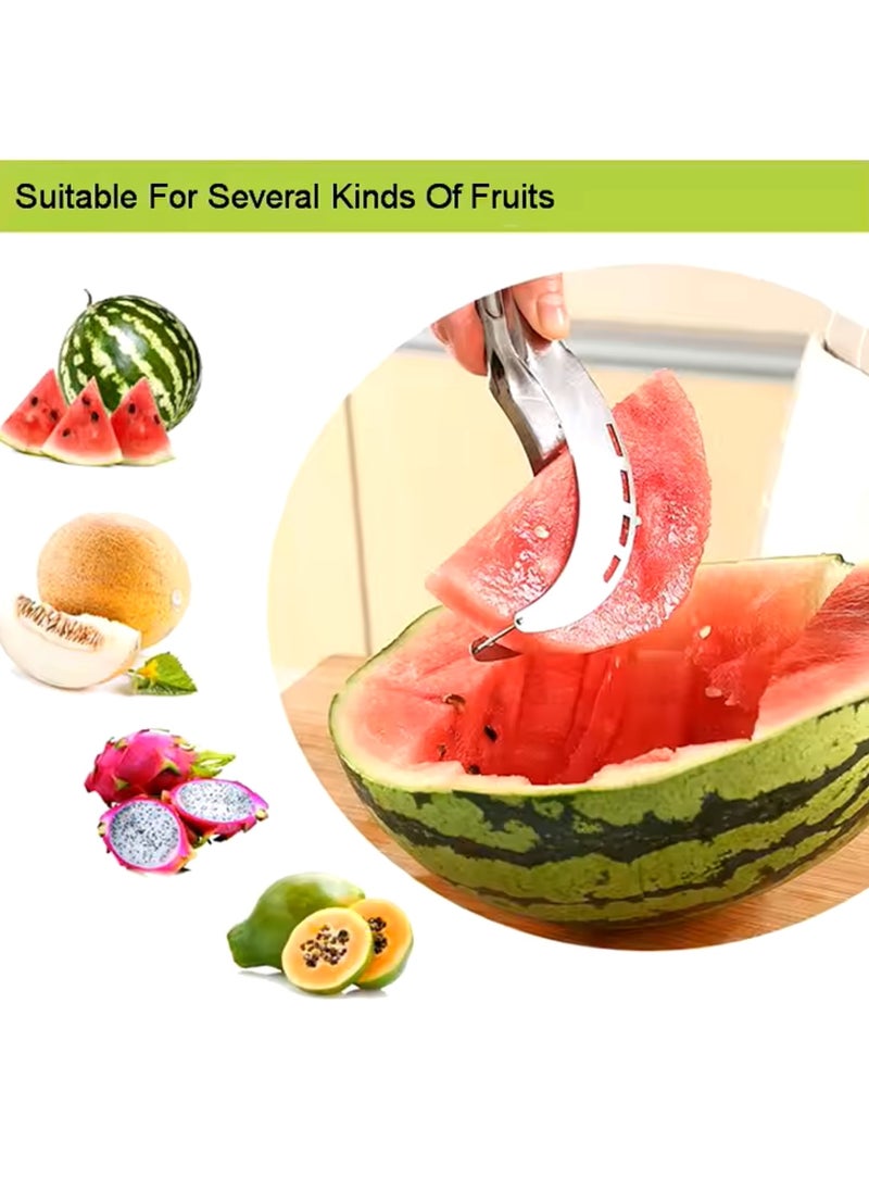 Watermelon Slicer Fruit Cutter Knife Tongs
