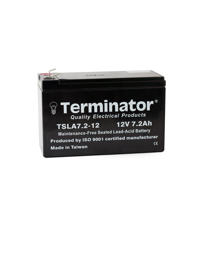 Terminator Sealed Lead Acid Battery 12V-7.2Ah TSLA 7.2-12B - Image 1