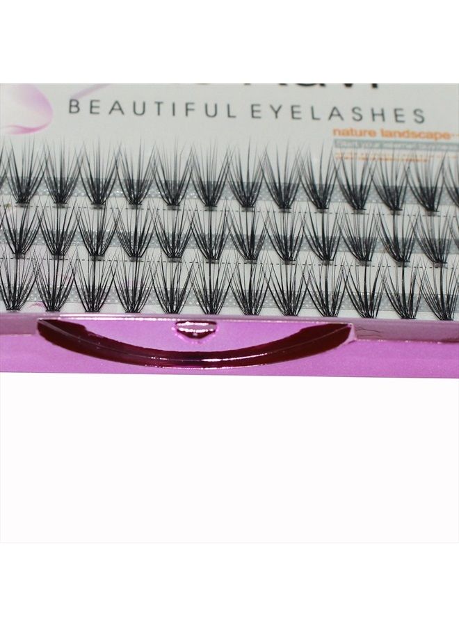 Dedila 8/10/12/14/16/17/18/20mm 60pcs 20 Root Grafting Individual False Eyelashes Mink Natural Long Eye Lashes Cluster Extension Makeup Beauty Fake Eyelash(10mm) - Image 3