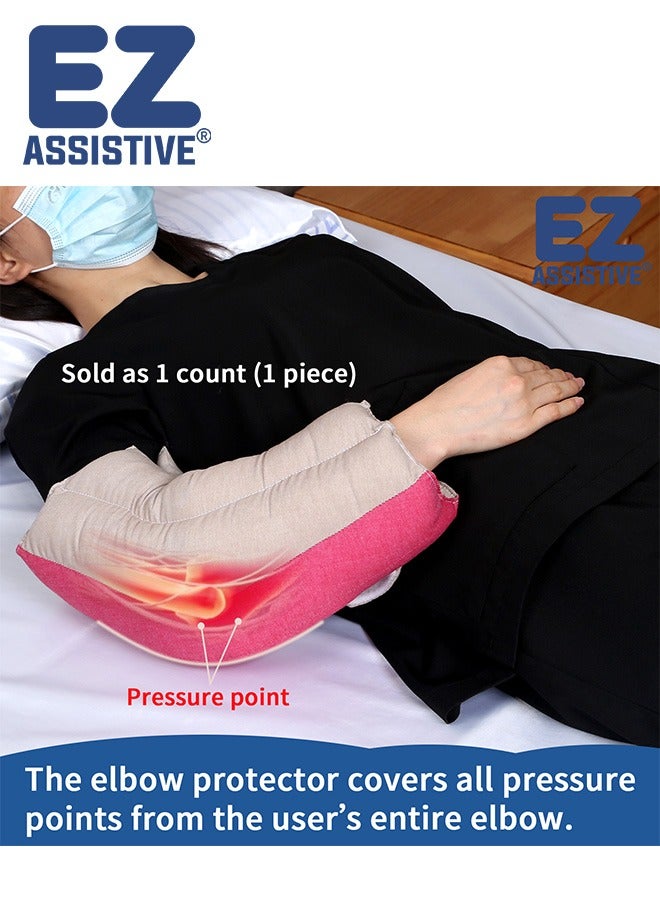 Ehucon Elbow Pads Elbow Protectors for Elderly and Bedridden Patient, Elbow Cushion Protector with Soft Fibre, 1 Count - Image 5