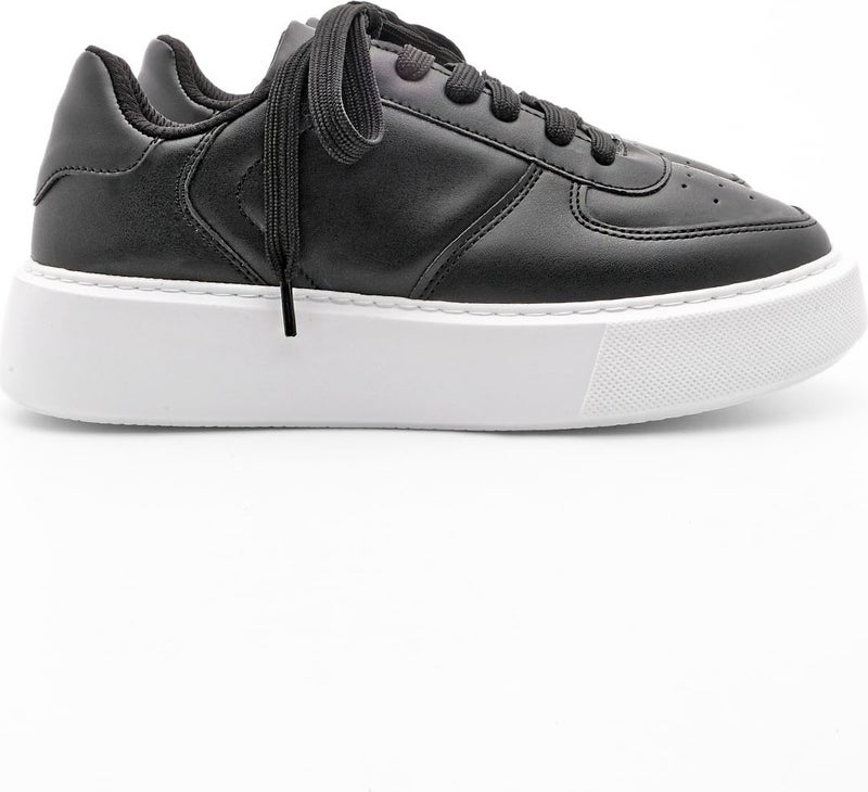 MARJIN Women's Sneaker Sports Shoes Thick Sole Lace-Up Azin  - Image 3