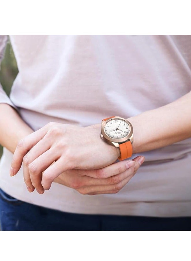 Magnetic Watch Band 16mm 18mm 19mm 20mm 22mm  Soft Silicone Sport Watch Band for Men Women - Image 3