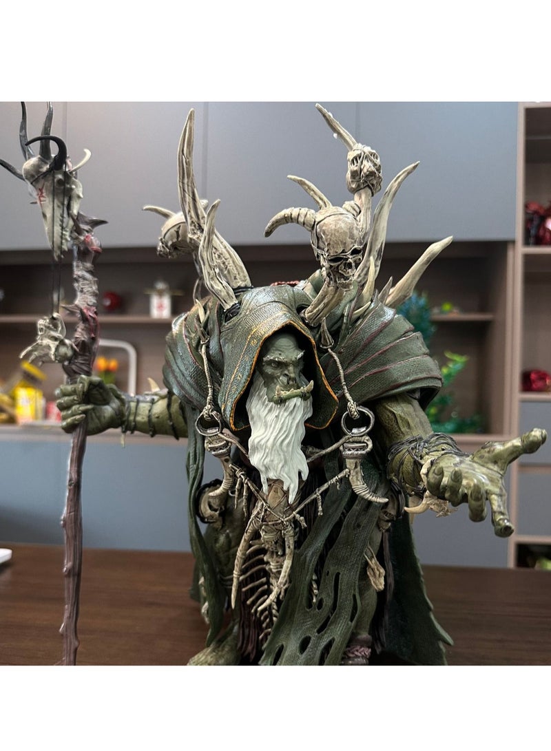 World of Warcraft series, Gul'dan, Dream Destroyer, Orc Warlock, figure statue (37cm)