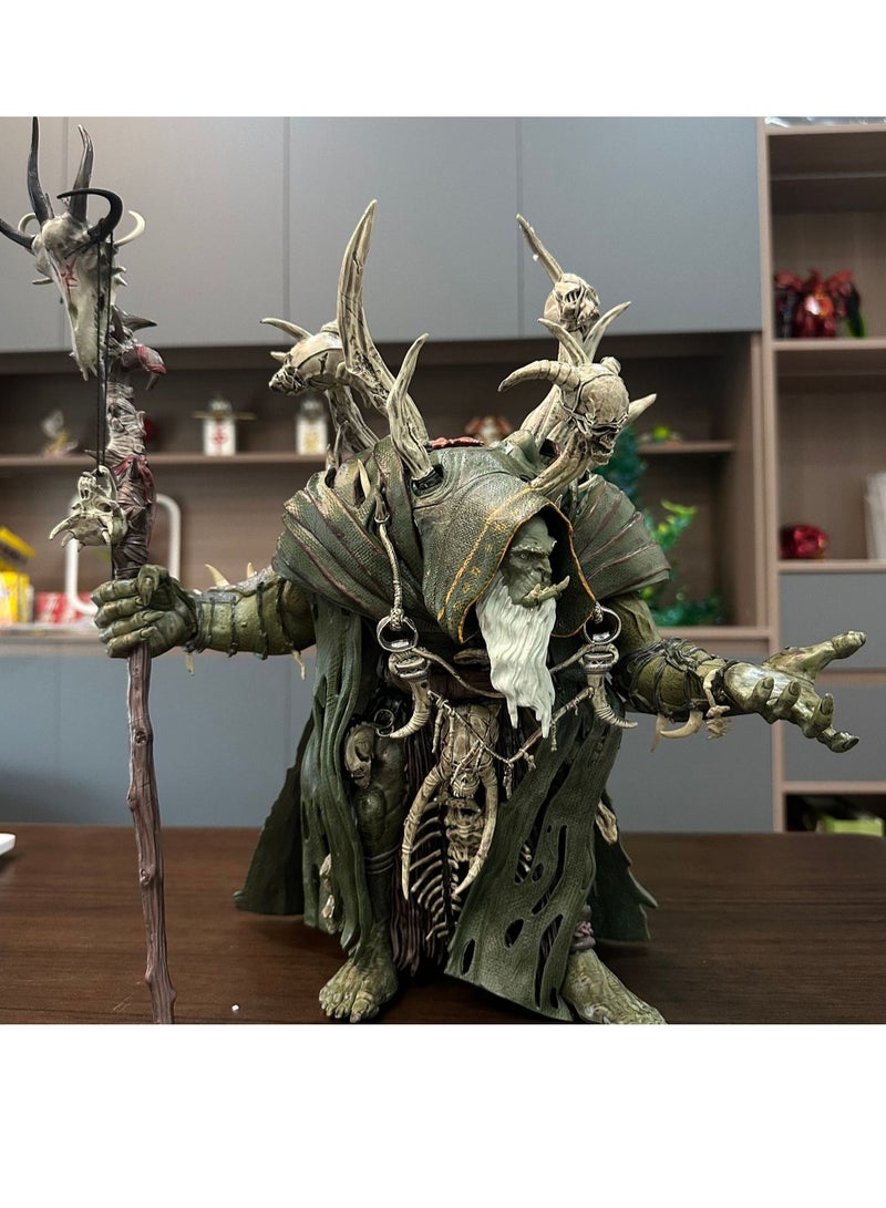 World of Warcraft series, Gul'dan, Dream Destroyer, Orc Warlock, figure statue (37cm)