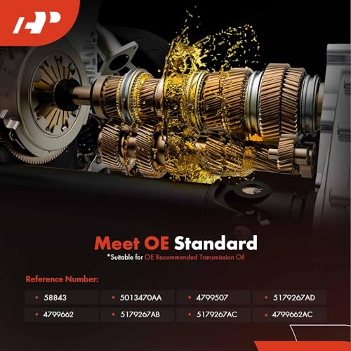 A-Premium Automatic Transmission Fluid Filter with Pan Gasket, Compatible with Ram, Jeep, Dodge & Chrysler Model - 1500, 2500, 3500, Grand Cherokee, Liberty, Ram 1500 2500 3500, Durango, Dakota, Aspen - Image 3