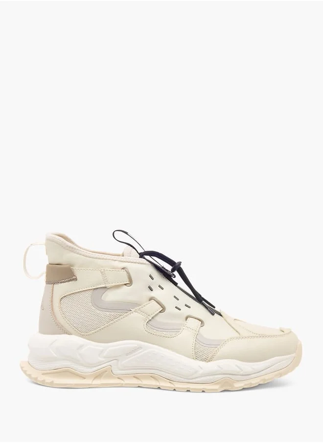 Kappa Mens Panelled Boots with Cord Lock Closure
