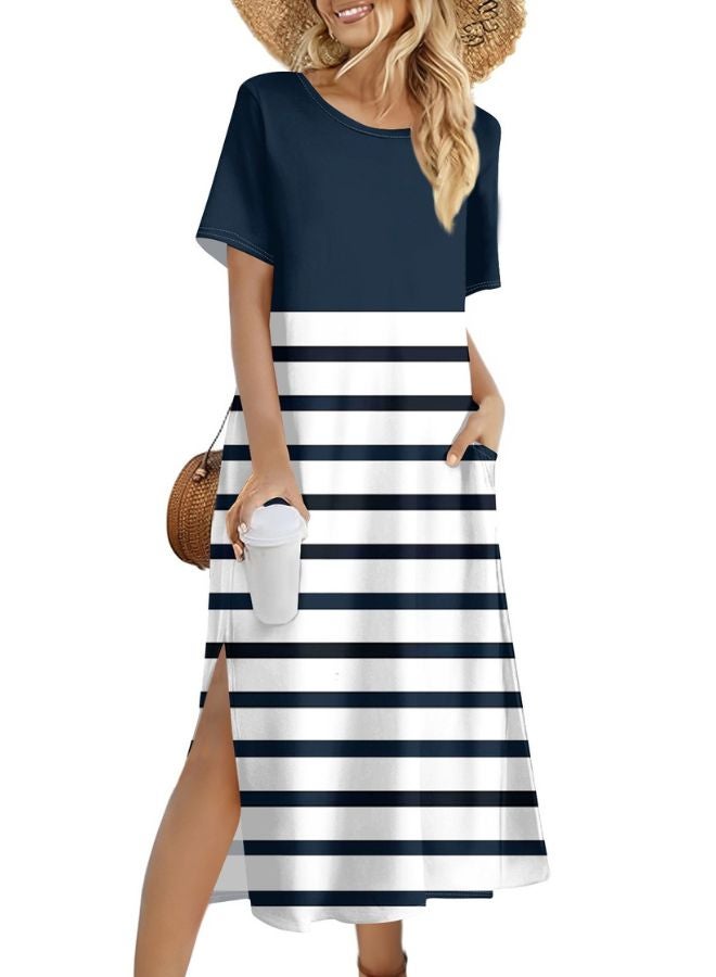 Tepveisoy Women's Fashion Summer Dresses Casual Beach Dresses One Piece Dress Slim Holiday Dress  - Image 1