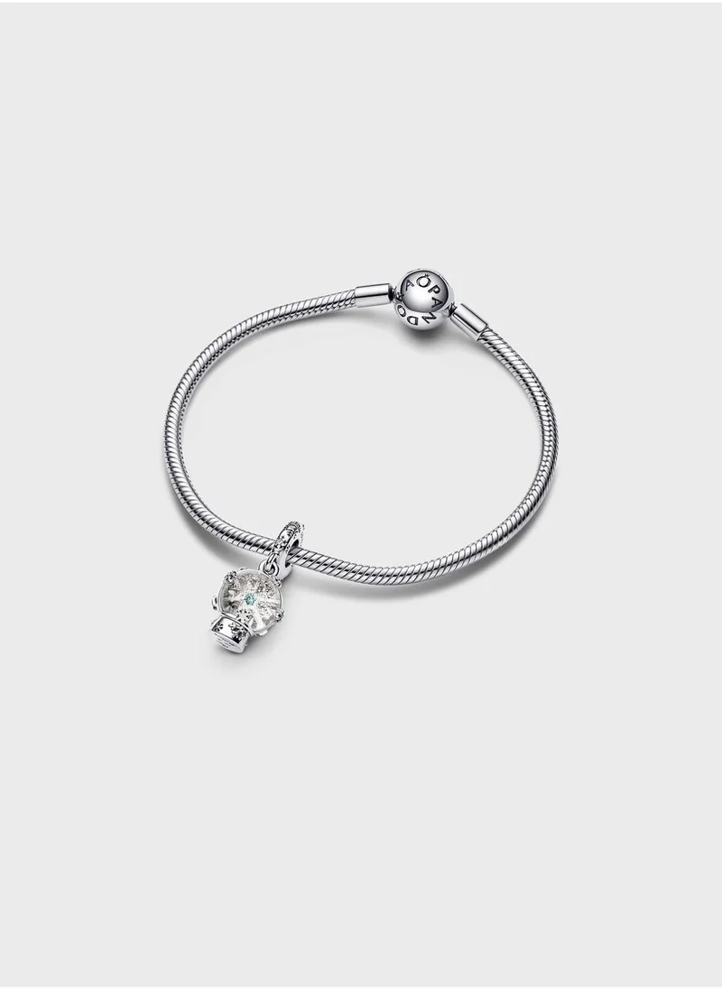 PANDORA Snowflake Snowglobe Dangle Charm