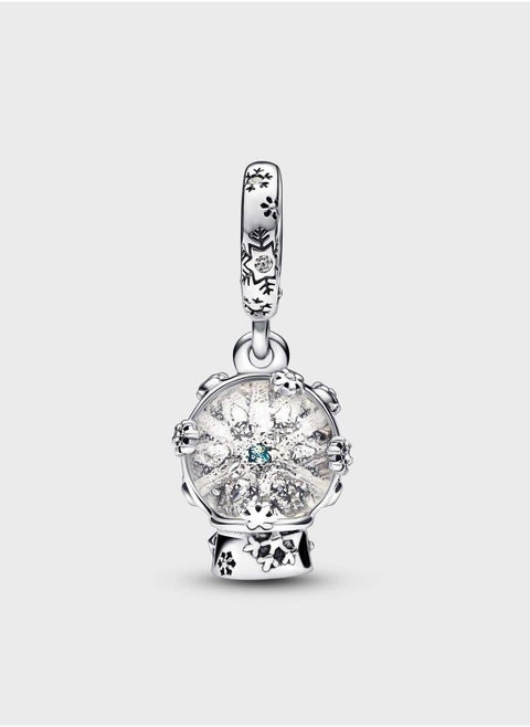 Snowflake Snowglobe Dangle Charm