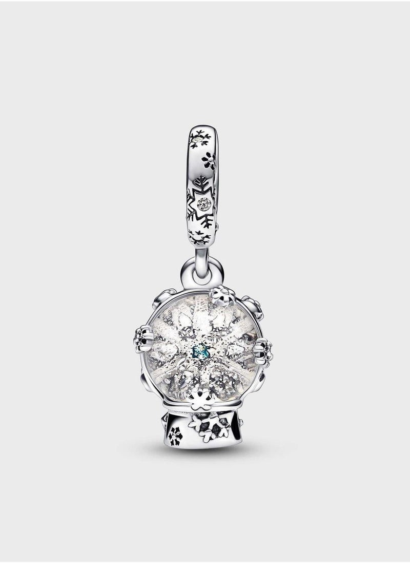 PANDORA Snowflake Snowglobe Dangle Charm  - Image 1