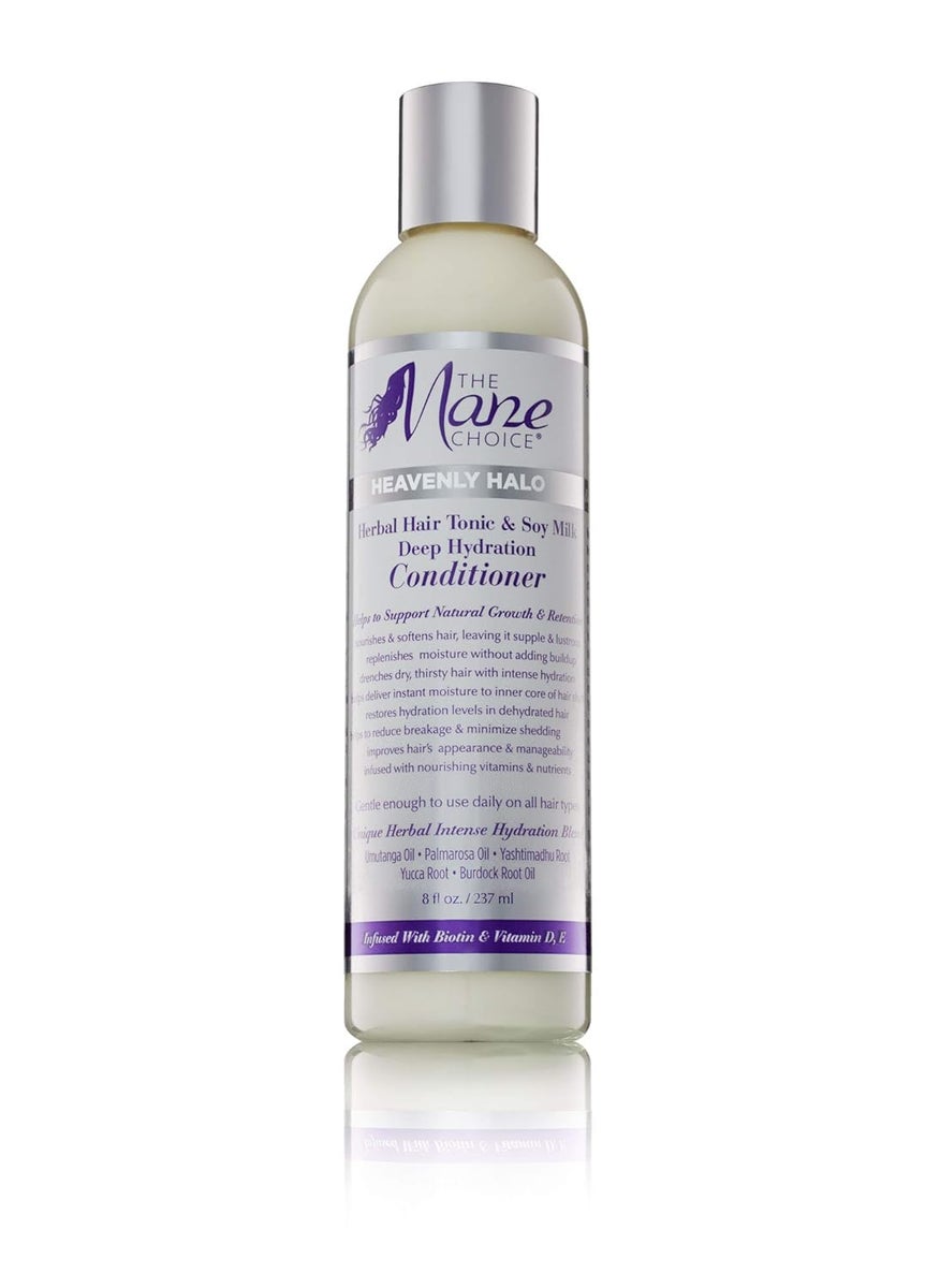 THE MANE CHOICE - The Mane Choice Heavenly Halo Herbal Hair Tonic  Soy Milk Deep Hydration Conditioner 8 Ounce - Image 1