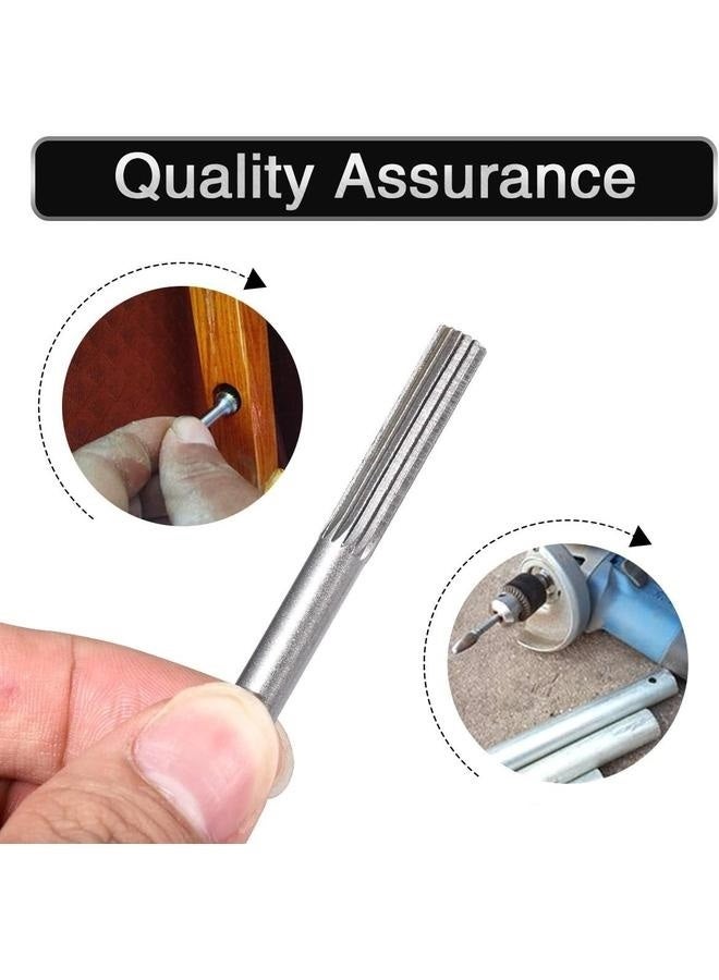 6pcs Double Cut Rotary Burr Set with 6 mm(1/4 Inch) Shank Die Grinder Bits for DIY Woodworking, Metal Carving, Engraving - Image 2