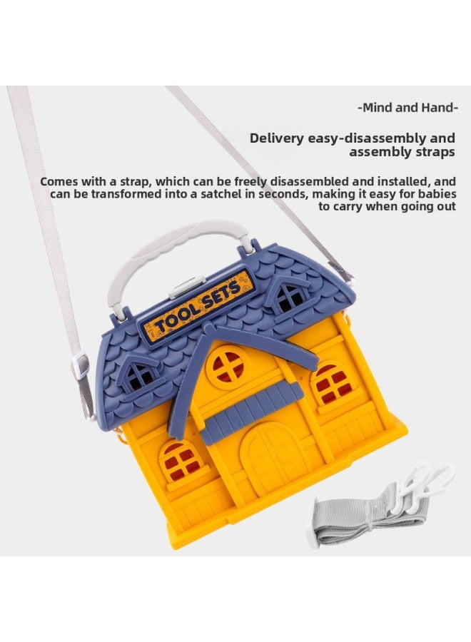 Children's Educational Toys Repair Tools Baby Simulation Play Toys Suitcase Supermarket Stall Toys Wholesale-Color:{House Play} Hamburger Style - Image 3