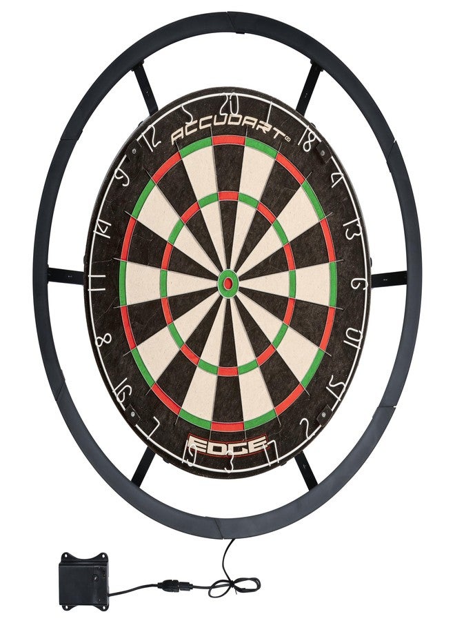 Accudart Vortex LED Surround - Tournament Style - 360 Degree Bright LED Lighting - Fits Traditional 18" Boards - Attaches Together in Minutes - Image 1
