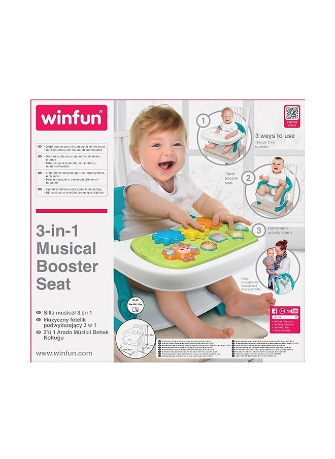 WinFun 3-in-1 Musical Booster Seat  - Image 2