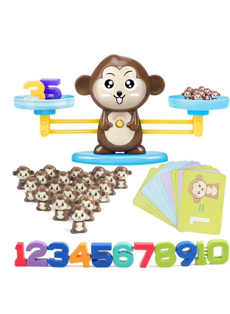 ألعاب قرد العد المتوازن من أنسيسترو - ألعاب تعليمية رائعة لمرحلة ما قبل المدرسة في مجالات الرياضيات والعلوم والهندسة والتكنولوجيا والرياضيات للأطفال من سن 3 إلى 5 سنوات، لعبة تعليمية رائعة لمرحلة رياض الأطفال، لعبة عد الأرقام للبنات والأولاد - Image 2