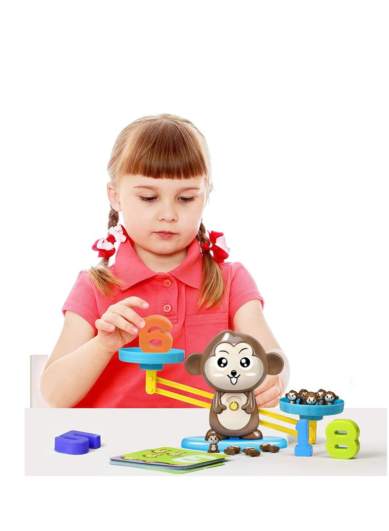ألعاب قرد العد المتوازن من أنسيسترو - ألعاب تعليمية رائعة لمرحلة ما قبل المدرسة في مجالات الرياضيات والعلوم والهندسة والتكنولوجيا والرياضيات للأطفال من سن 3 إلى 5 سنوات، لعبة تعليمية رائعة لمرحلة رياض الأطفال، لعبة عد الأرقام للبنات والأولاد - Image 4