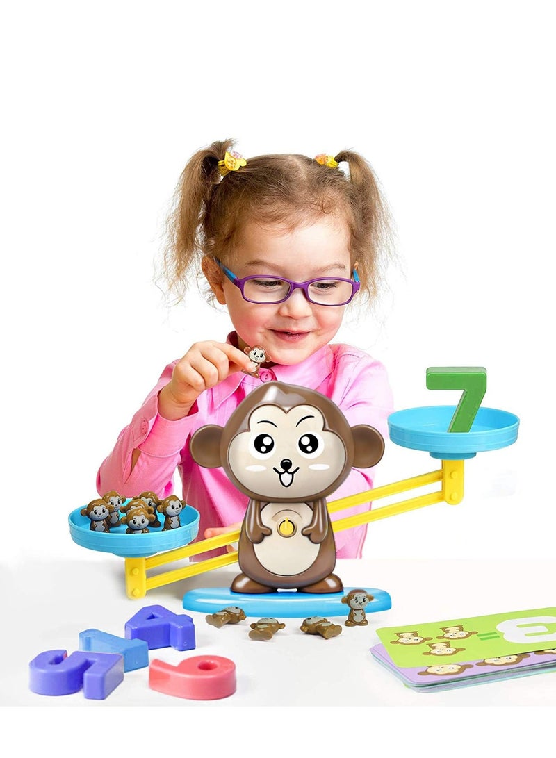ألعاب قرد العد المتوازن من أنسيسترو - ألعاب تعليمية رائعة لمرحلة ما قبل المدرسة في مجالات الرياضيات والعلوم والهندسة والتكنولوجيا والرياضيات للأطفال من سن 3 إلى 5 سنوات، لعبة تعليمية رائعة لمرحلة رياض الأطفال، لعبة عد الأرقام للبنات والأولاد - Image 3
