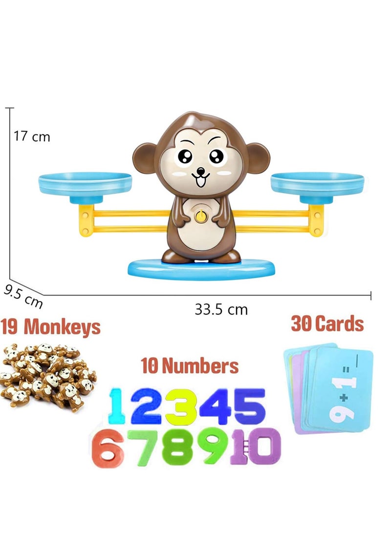 ألعاب قرد العد المتوازن من أنسيسترو - ألعاب تعليمية رائعة لمرحلة ما قبل المدرسة في مجالات الرياضيات والعلوم والهندسة والتكنولوجيا والرياضيات للأطفال من سن 3 إلى 5 سنوات، لعبة تعليمية رائعة لمرحلة رياض الأطفال، لعبة عد الأرقام للبنات والأولاد - Image 5