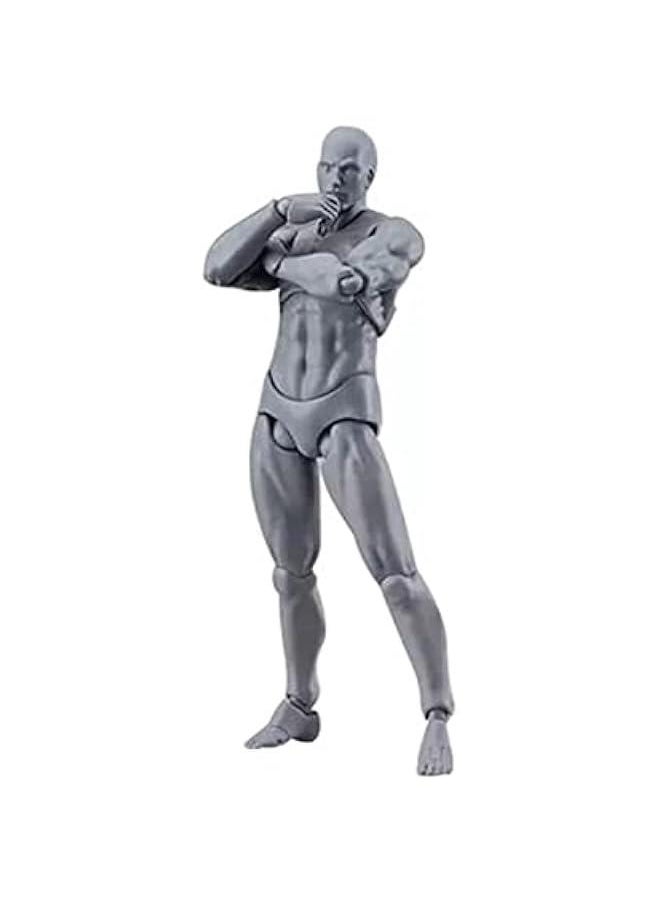 Generic - Artists Manikins, Holder Desk Decoration Customizable Poses Movable PVC Widely Used Drawing Mannequin for Family Office Action Figure Body, Action Figure (Man) - Image 1