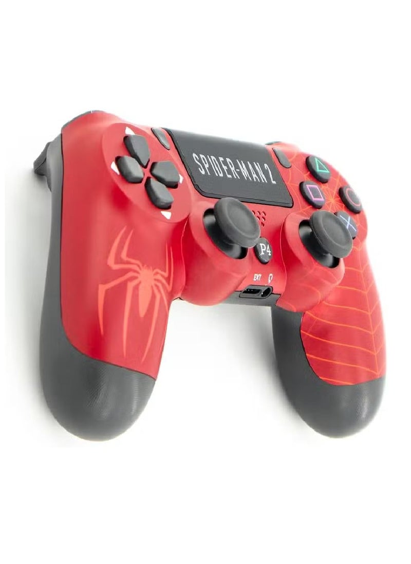 LIXES Wireless Controller for PS4 - DualShock 4 with Ergonomic Design & Advanced Features, Double-Motor Vibration for Enhanced Gameplay - red  - Image 1