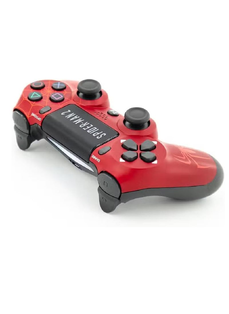 LIXES Wireless Controller for PS4 - DualShock 4 with Ergonomic Design & Advanced Features, Double-Motor Vibration for Enhanced Gameplay - red  - Image 2