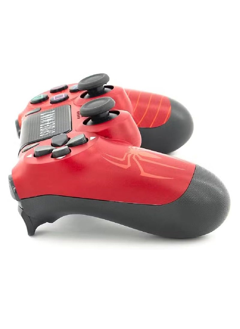 LIXES Wireless Controller for PS4 - DualShock 4 with Ergonomic Design & Advanced Features, Double-Motor Vibration for Enhanced Gameplay - red  - Image 3