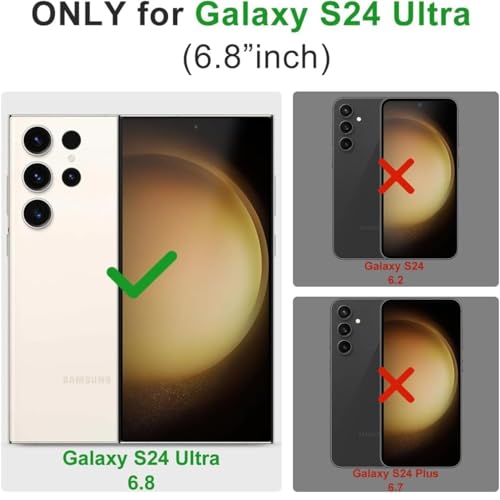 MAGICHUB Luxury Paper Thin Case Cover for Samsung Galaxy S24 Ultra 5G | Matte Finish | Only Compatible with Wireless Magnetic Accessories | Compatible with magsafe | (White) - Image 2