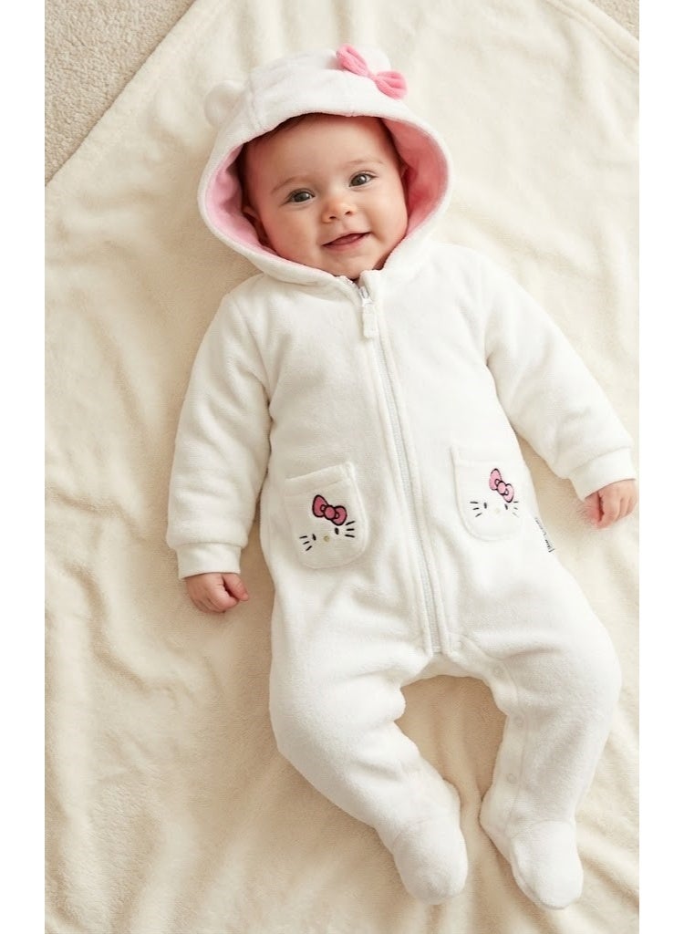 هالو كيتي أوفرول أطفال فليس بأكمام طويلة - Image 3