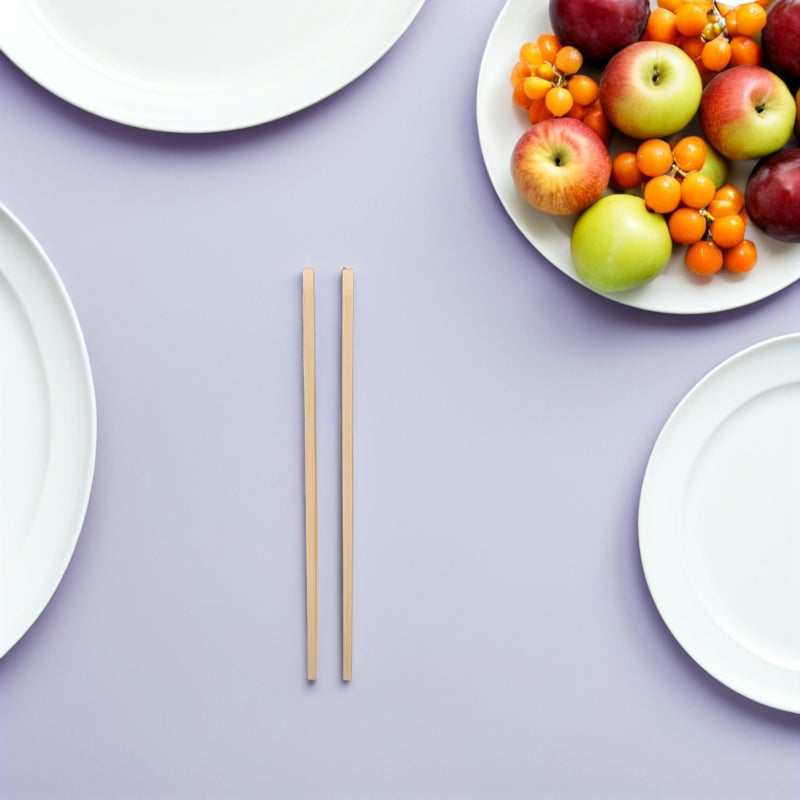100 Pairs Disposable : -Free 24cm Smooth & Lightweight For Takeout Restaurant Sushi Catering Office Lunch Picnic - Image 3
