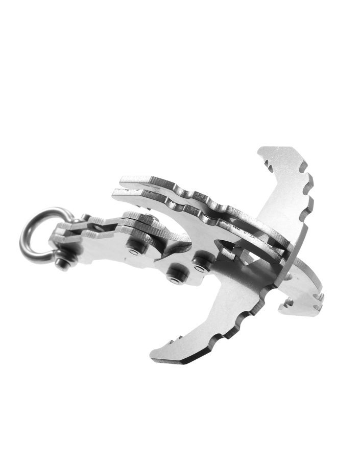 Gravity Hook With Two Carabiner And Mutifunctional Grappling 13 x 3.5 12cm