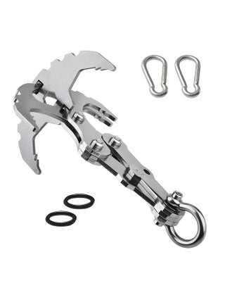 Gravity Hook With Two Carabiner And Mutifunctional Grappling 13 x 3.5 12cm - pzsku/ZB6188728EE253F9DAD25Z/45/_/1701832561/c2eb943f-98a1-46da-9193-54fad78ec7e3
