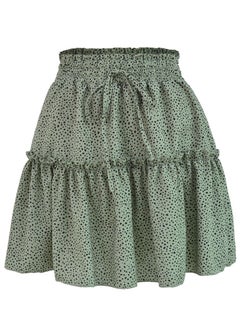 Green/Black Polka Dot