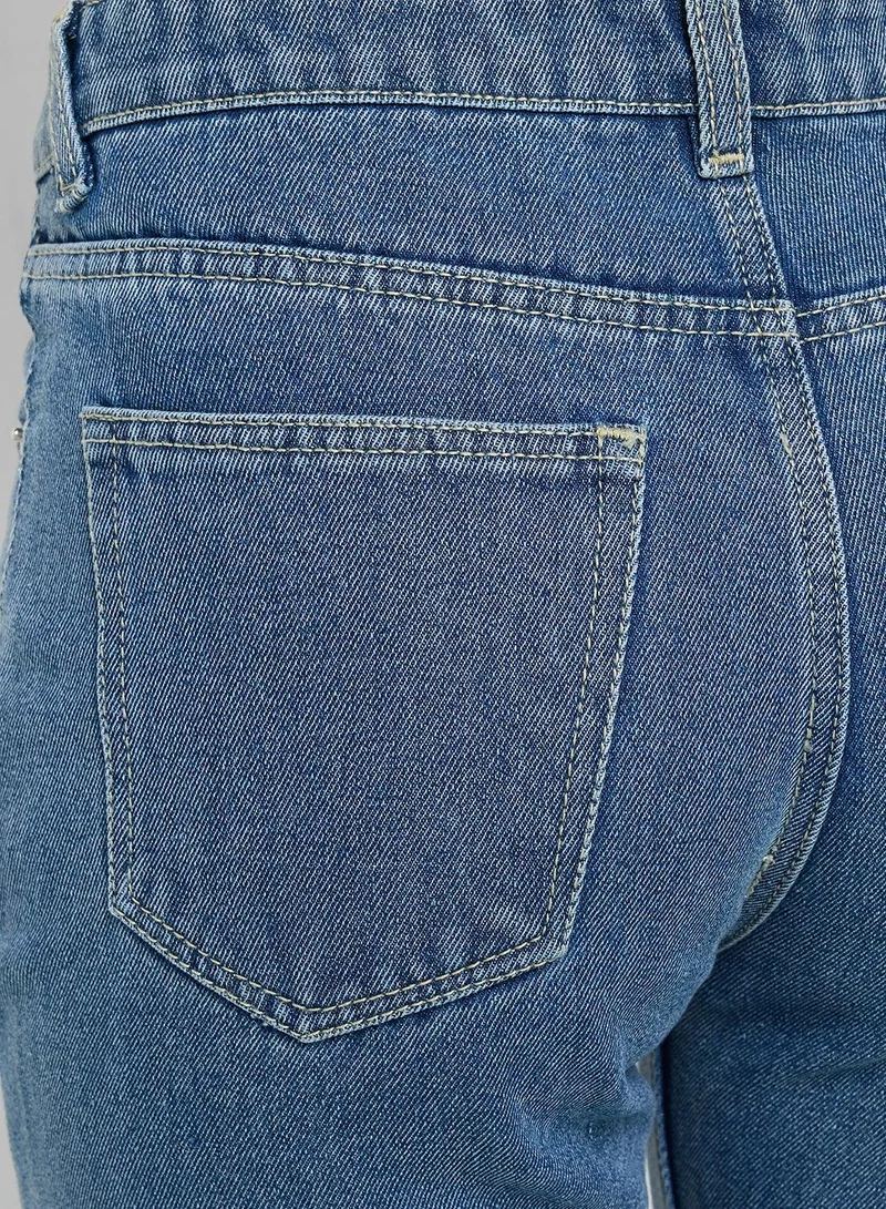 Ginger  High Rise Wide Leg Jeans for Women | Best Price UAE