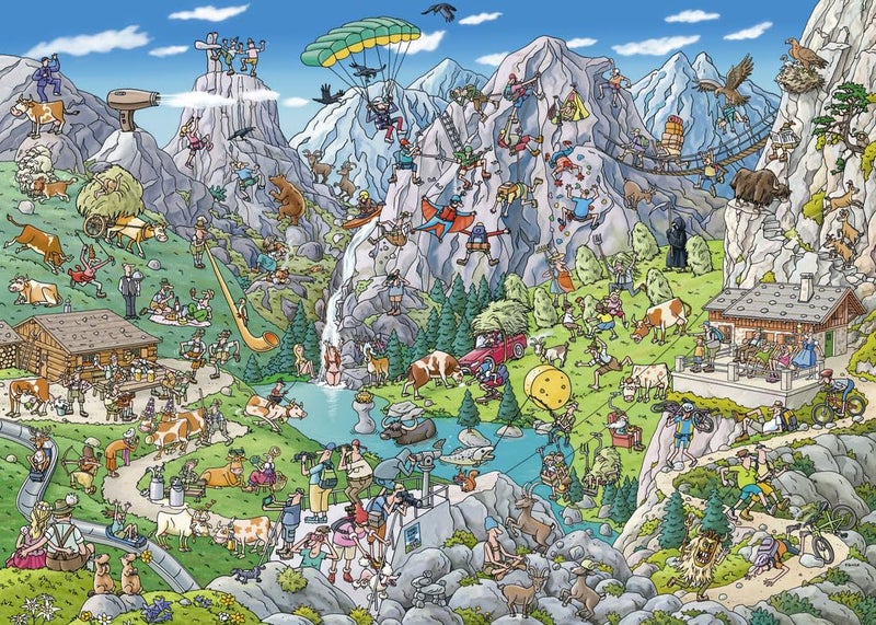 Heye لعبة بازل هاي ألبين فن 1000 قطعة من بيرجيت تانك - Image 2