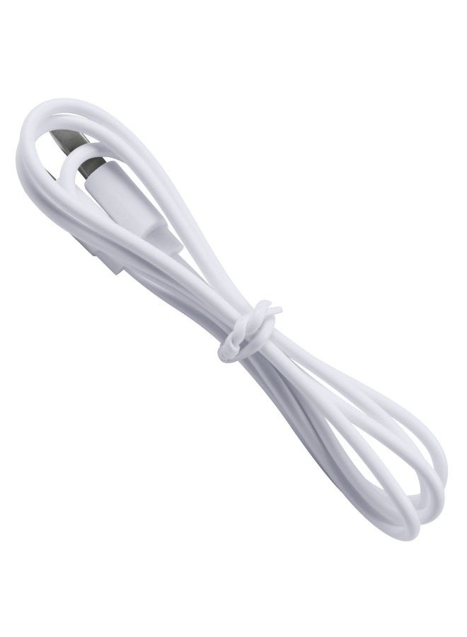 Source 2A Data Line USB Bluetooth Headset TYPE-C Toy With Machine Line C Interface Charging Line Short Line-Color:80cm White National Standard Copper 2 Core Tpye-c  - Image 1