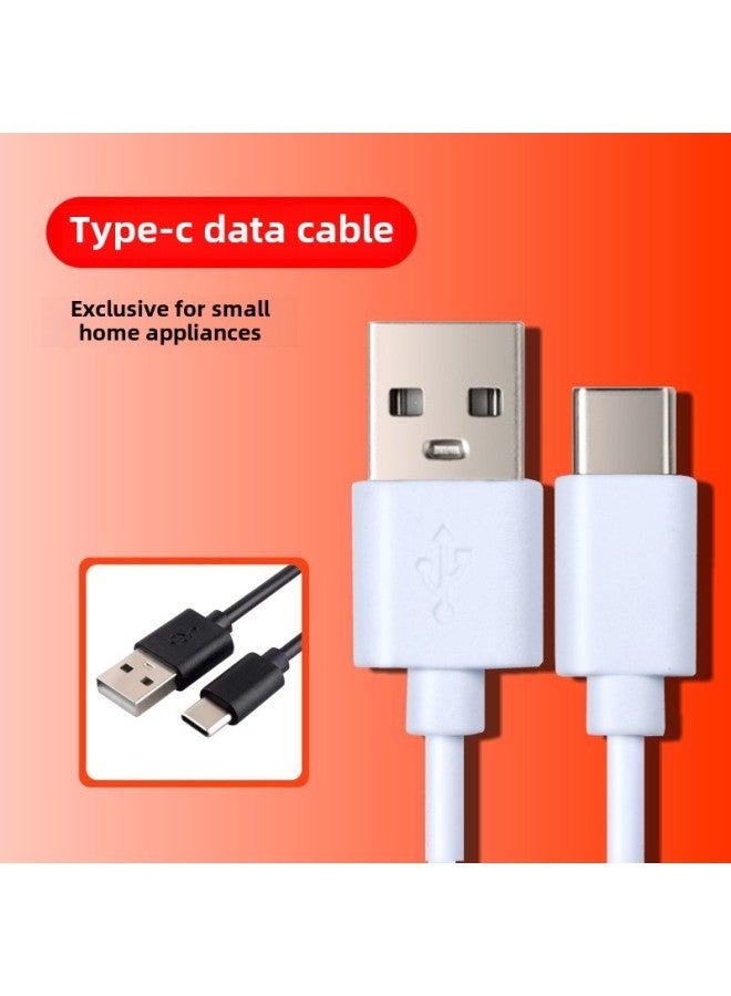 Source 2A Data Line USB Bluetooth Headset TYPE-C Toy With Machine Line C Interface Charging Line Short Line-Color:80cm White National Standard Copper 2 Core Tpye-c  - Image 4