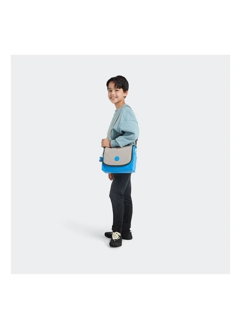 kipling New KICHIROU, Large Insulated Lunch Bag, Water Repellent, 23 cm, 6 L, Lake Blue Bl, One Size