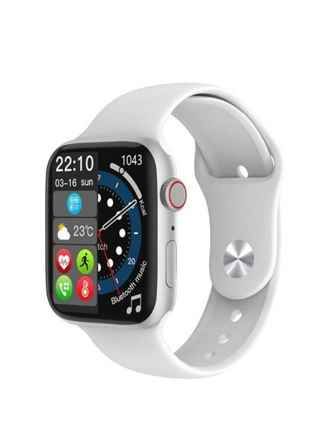 iCruze - Pronto Crysta Bluetooth 5.0, IP67, 1.92" HD Touch Screen Smart Watch, Rotational Crown, Android and Iphone Compatible, with Warranty, White - Image 1