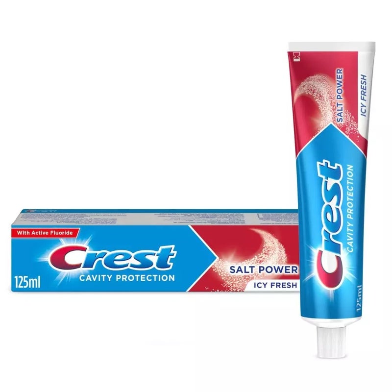 Crest Cavity Protection Icy Fresh Toothpaste With Salt Power- 125ml