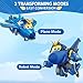 Super Wings Transformable Toys 5 in Jerome Airplane Transforming Figures Toys 2 in 1 Mode Rescue Bots Action Figure Toys for 35 Year Old Boys Girls Fun Plane Toys for Toddlers Kids Age 3 4 5 6 7 - Image 4