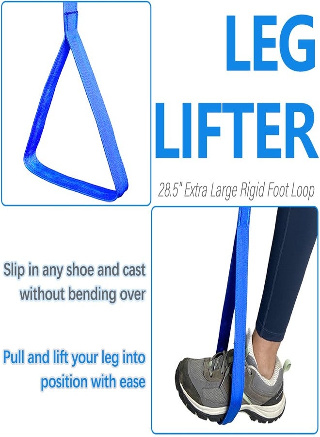 Nourislif 42 Inch Leg Lifter, Leg Lifter After Hip Replacement, Leg Lifter for After Knee Surgery, Leg Lifter Strap Rigid with Multi Loops, Leg Lifters Getting Legs in and Out of Bed, Car, Couch, Wheelchair - Image 5