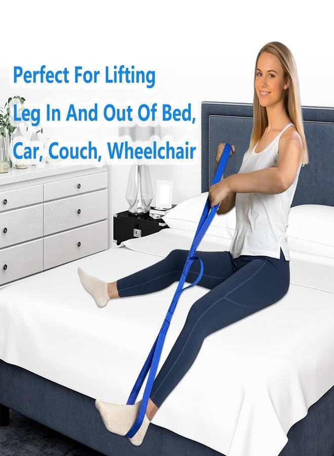 Nourislif 42 Inch Leg Lifter, Leg Lifter After Hip Replacement, Leg Lifter for After Knee Surgery, Leg Lifter Strap Rigid with Multi Loops, Leg Lifters Getting Legs in and Out of Bed, Car, Couch, Wheelchair - Image 3