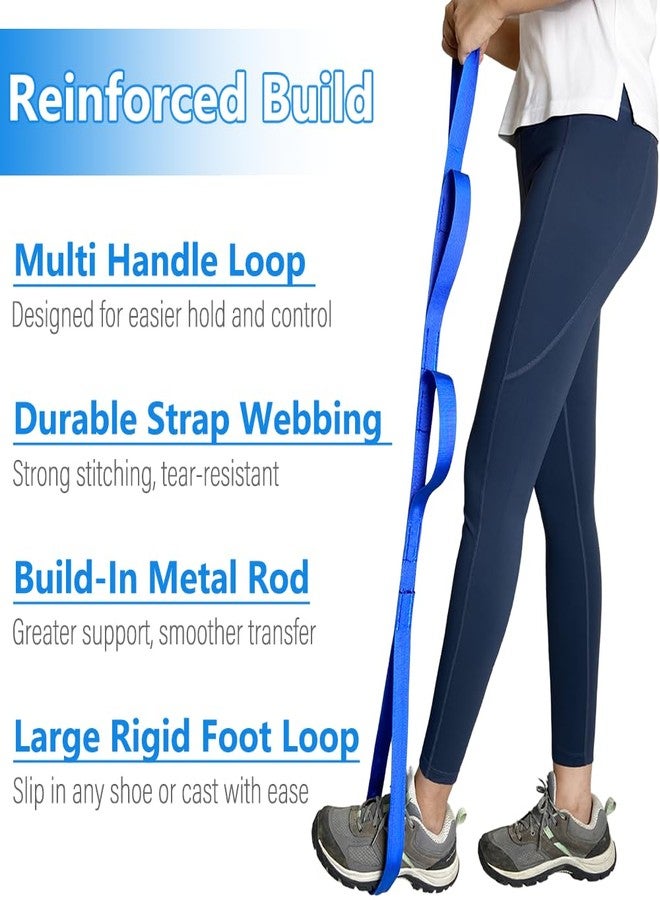 Nourislif 42 Inch Leg Lifter, Leg Lifter After Hip Replacement, Leg Lifter for After Knee Surgery, Leg Lifter Strap Rigid with Multi Loops, Leg Lifters Getting Legs in and Out of Bed, Car, Couch, Wheelchair - Image 4