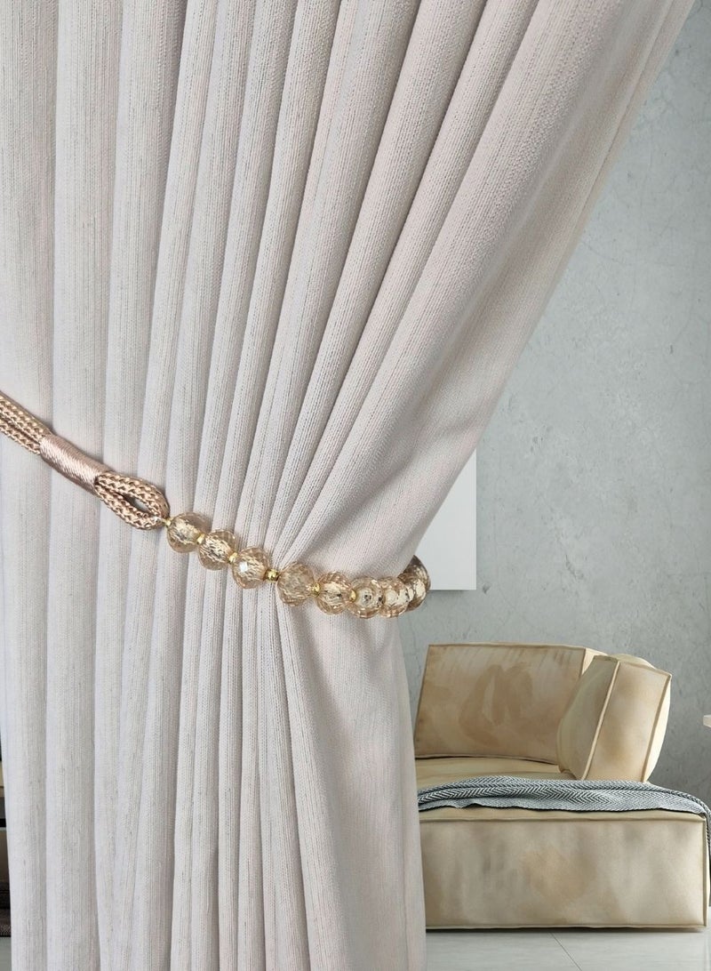 QBAID Curtain Tieback / Curtain Rope Holder – Easy Wrap Design for Neat and Elegant Curtain Gathering - Image 2