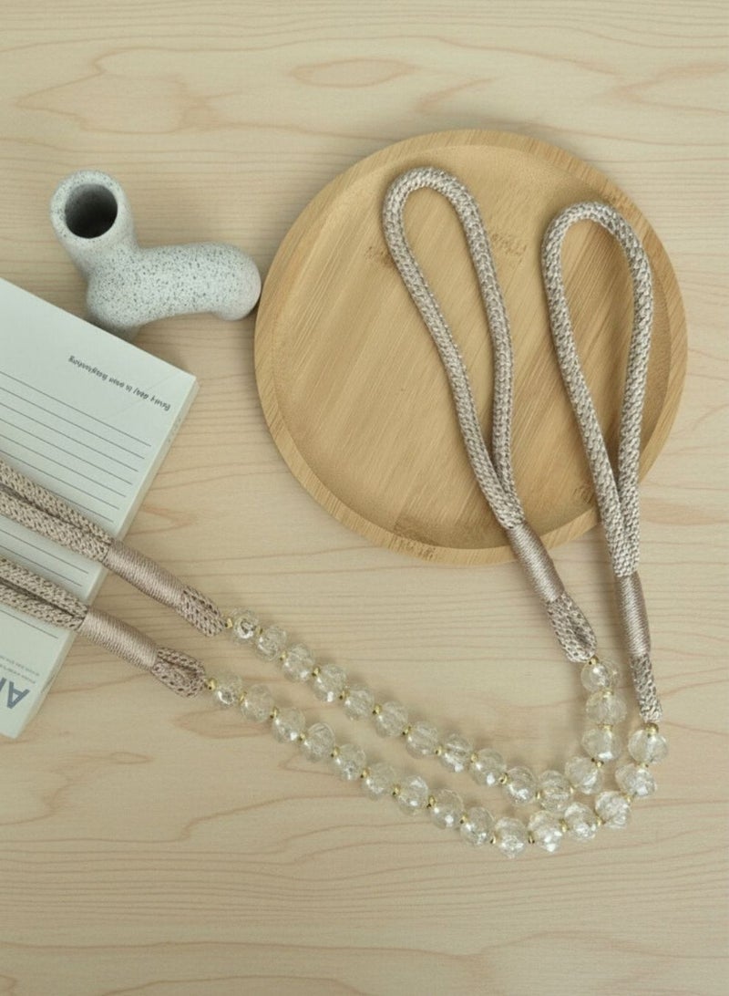 QBAID Curtain Tieback / Curtain Rope Holder – Easy Wrap Design for Neat and Elegant Curtain Gathering - Image 3