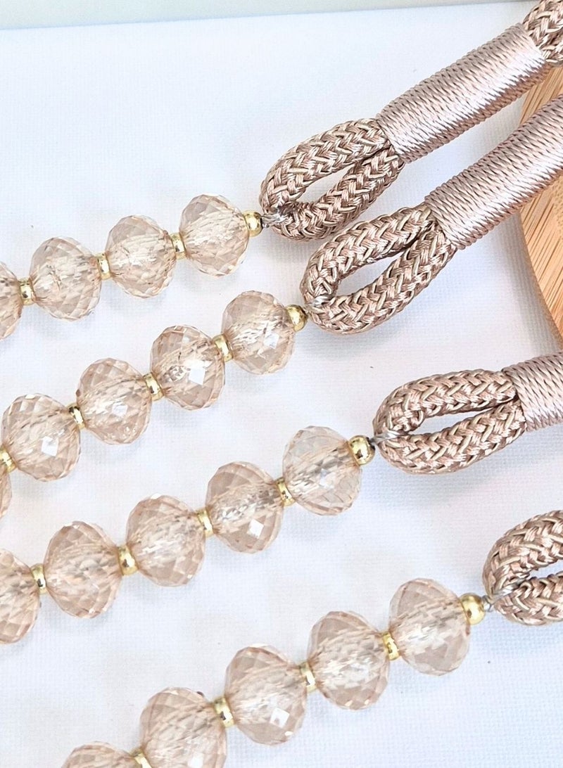QBAID Curtain Tieback / Curtain Rope Holder – Easy Wrap Design for Neat and Elegant Curtain Gathering - Image 4