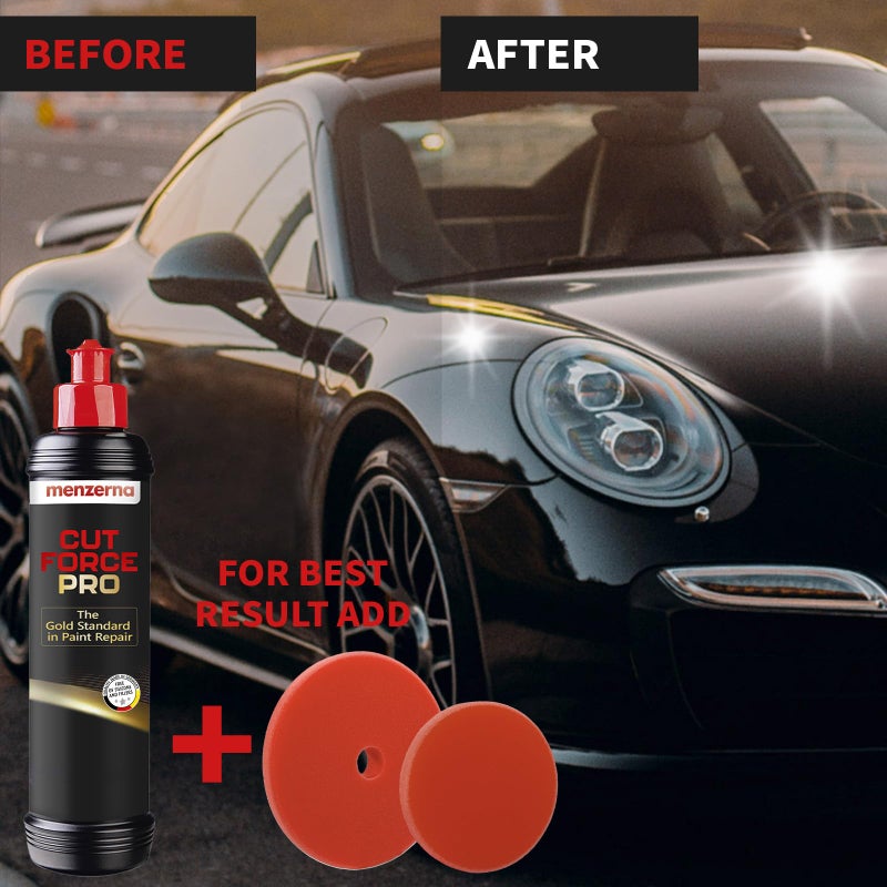 menzerna "Cut Force Pro" Car Polish 8.5 oz I Heavy Cut I High Gloss Finish - Image 4