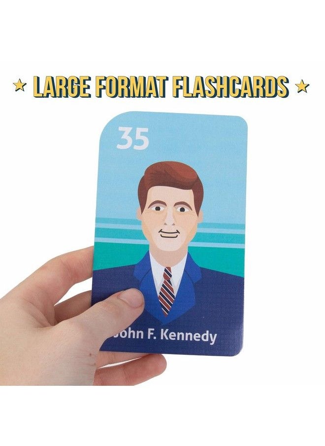 U.S. Presidential Flash Cards Current And Up To Date Study Tool For United States Presidents Washington Through Trump Perfect Memorization Studying Learning And Teaching Assistant